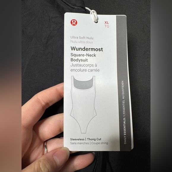 2 for $40// Lululemon Athletica Black Bodysuit - Picture 5 of 10